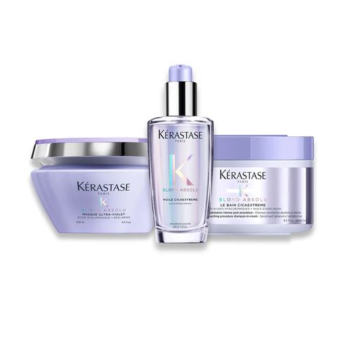 Blond Absolu Shampoo Cicaextreme 250 ml + Máscara Ultra Violet + Aceite