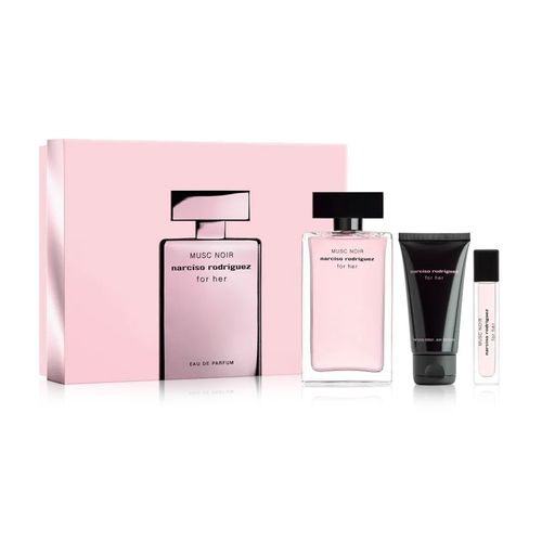 For Her Musc Noir EDP 100 ml + Body Lotion + Travel Size Set