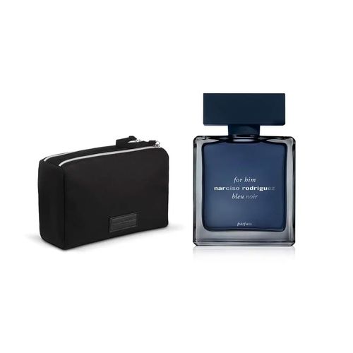 For Him Bleu Noir Parfum 100 ml + Clutch
