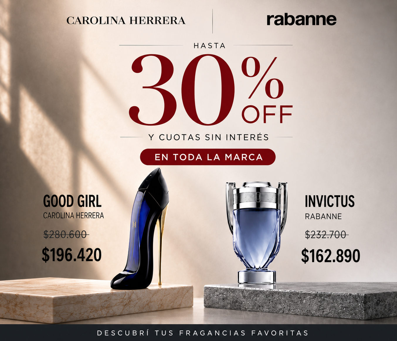 CH Y RABANNE 30% OFF