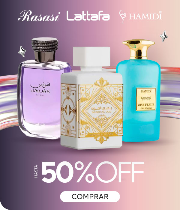 B24 | Rasasi + Lataffa + Hamidi Hasta 50% off