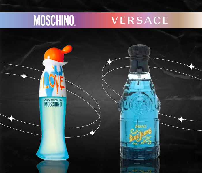 Moschino & Versace  (Hasta 50% off + 6 cuotas sin interes)