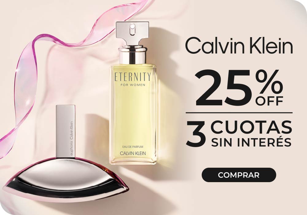 Calvin Klein | 25%OFF + 3 cuotas sin interés