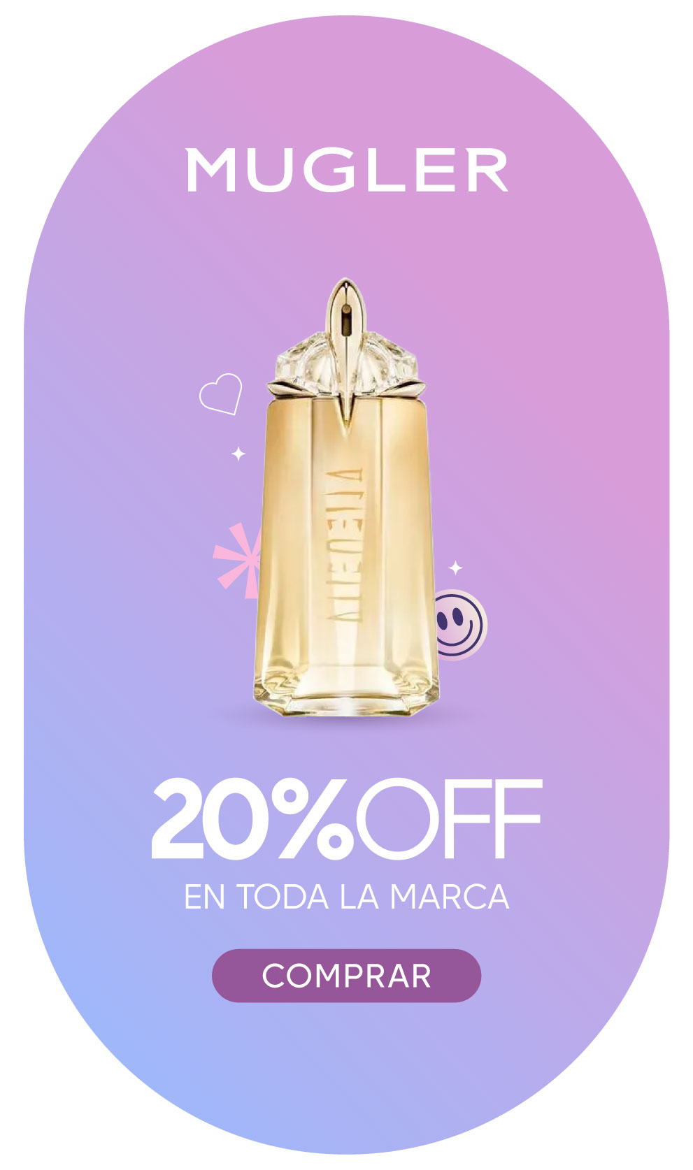 MUGLER 20% en toda la marca