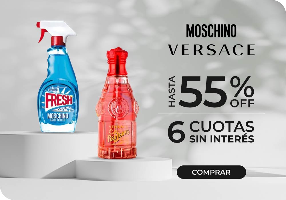 Moschino Versace | Hasta 55%OFF + 6 cuotas sin interés