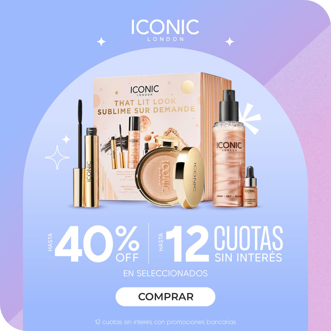 Beauty 24 | ICONIC HASTA 40% OFF EN SELECCIONADOS  | HASTA 12 CUOTAS SIN INTERÉS. Legal: 12 cuotas sin interés con MercadoPago