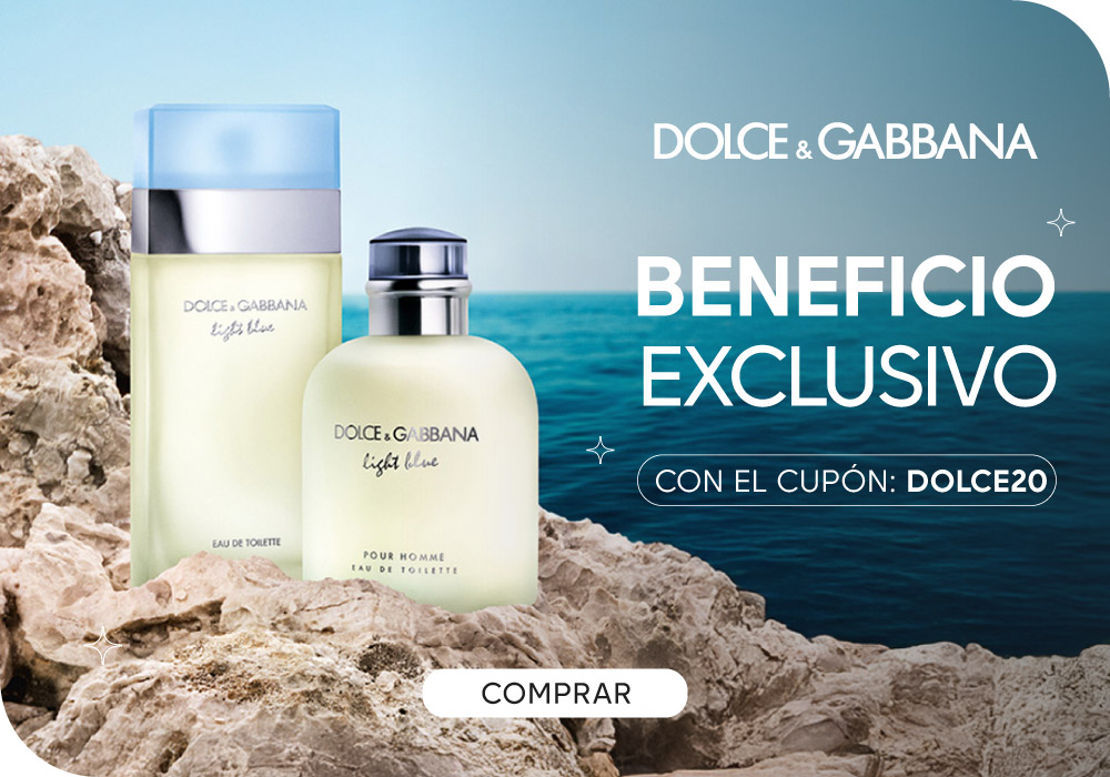 DOLCE&GABBANA | BENEFICIO EXCLUSIVO CON EL CUPON DOLCE20