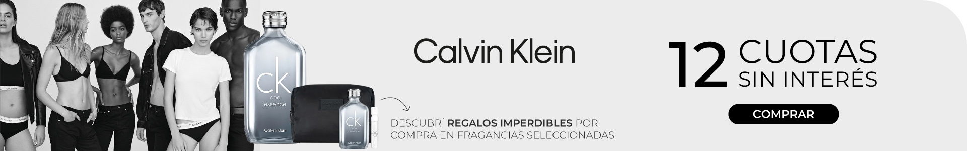 Calvin Klein | 12 cuotas sin interés + regalos por compra