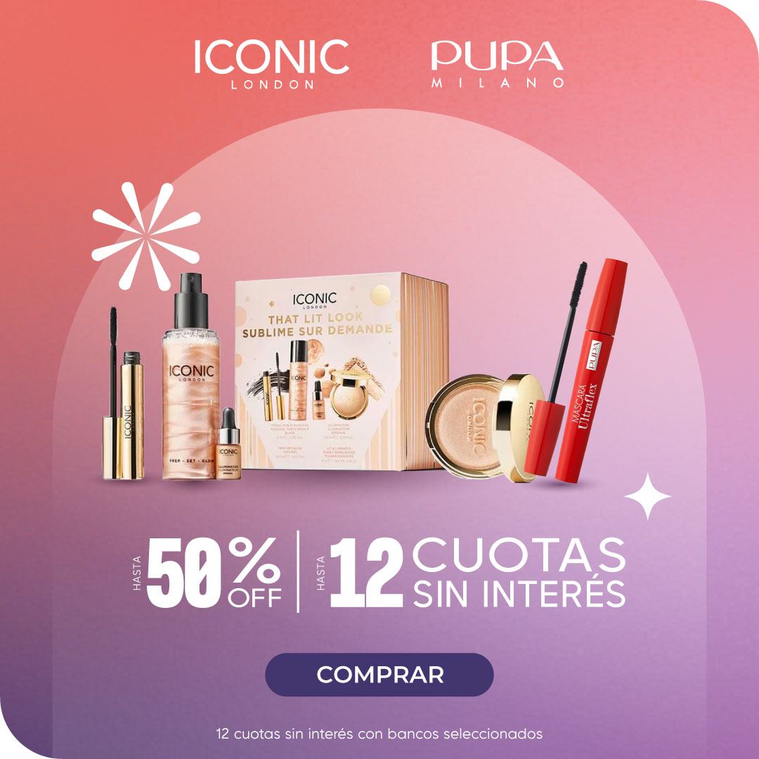 PUPA & NAJ ICONIC HASTA 50% | HASTA 12 CUOTAS SIN INTERÉS. Legal: 12 cuotas sin interés con bancos seleccionados
