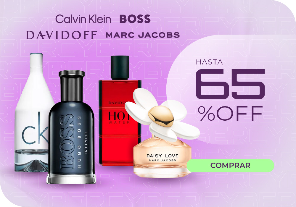 CALVIN KLEIN HUGO BOSS DAVIDOFF MJ HASTA 65% 