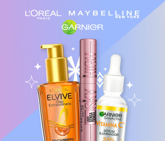 LOREAL PARIS+ MAYBELLINE + GARNIER