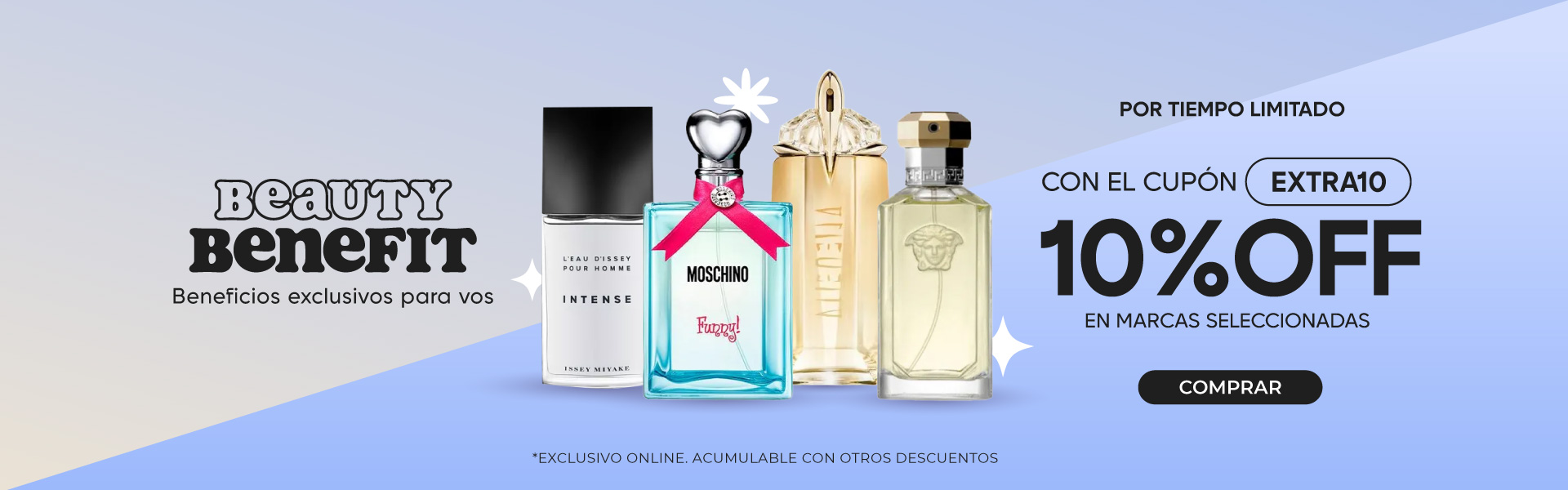 10%OFF EXTRA CON EL CUPON "EXTRA10"